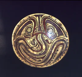 Piatto a piedistallo, fase Cocle antica, 700-800 d.C.